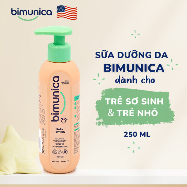 Sữa dưỡng thể Bimunica dành cho trẻ sơ sinh và trẻ nhỏ - 250 ml