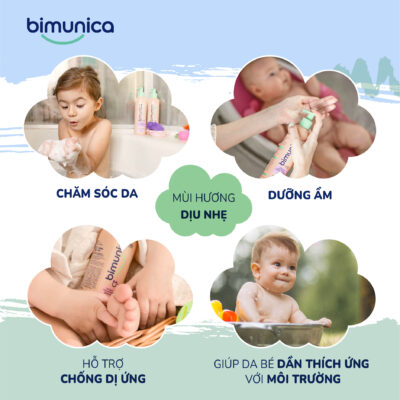 Sữa tắm Bimunica dành cho trẻ sơ sinh và trẻ nhỏ - 250 ml