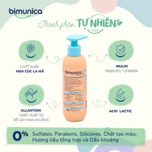 Dung dịch vệ sinh phụ nữ Bimunica - 250 ml