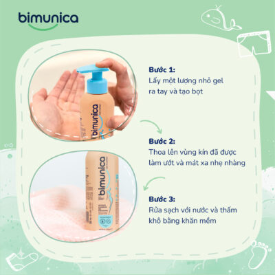 Dung dịch vệ sinh phụ nữ Bimunica - 250 ml