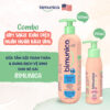 Combo Sữa tắm gội toàn thân Bimunica dành cho trẻ sơ sinh và trẻ nhỏ (500 ml) và Dung dịch vệ sinh Bimunica dành cho bé gái (110 ml)